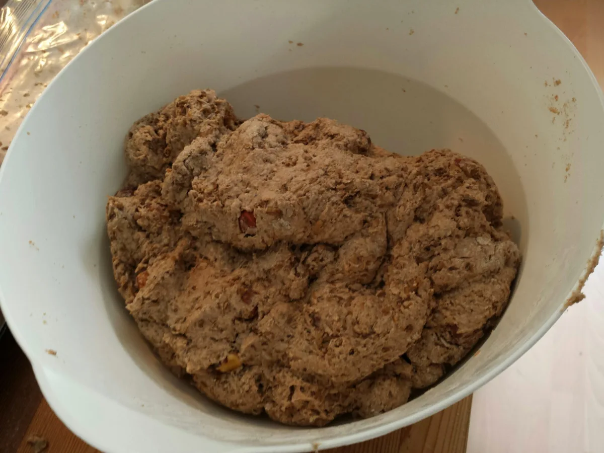 Treberteig vor dem Gehen