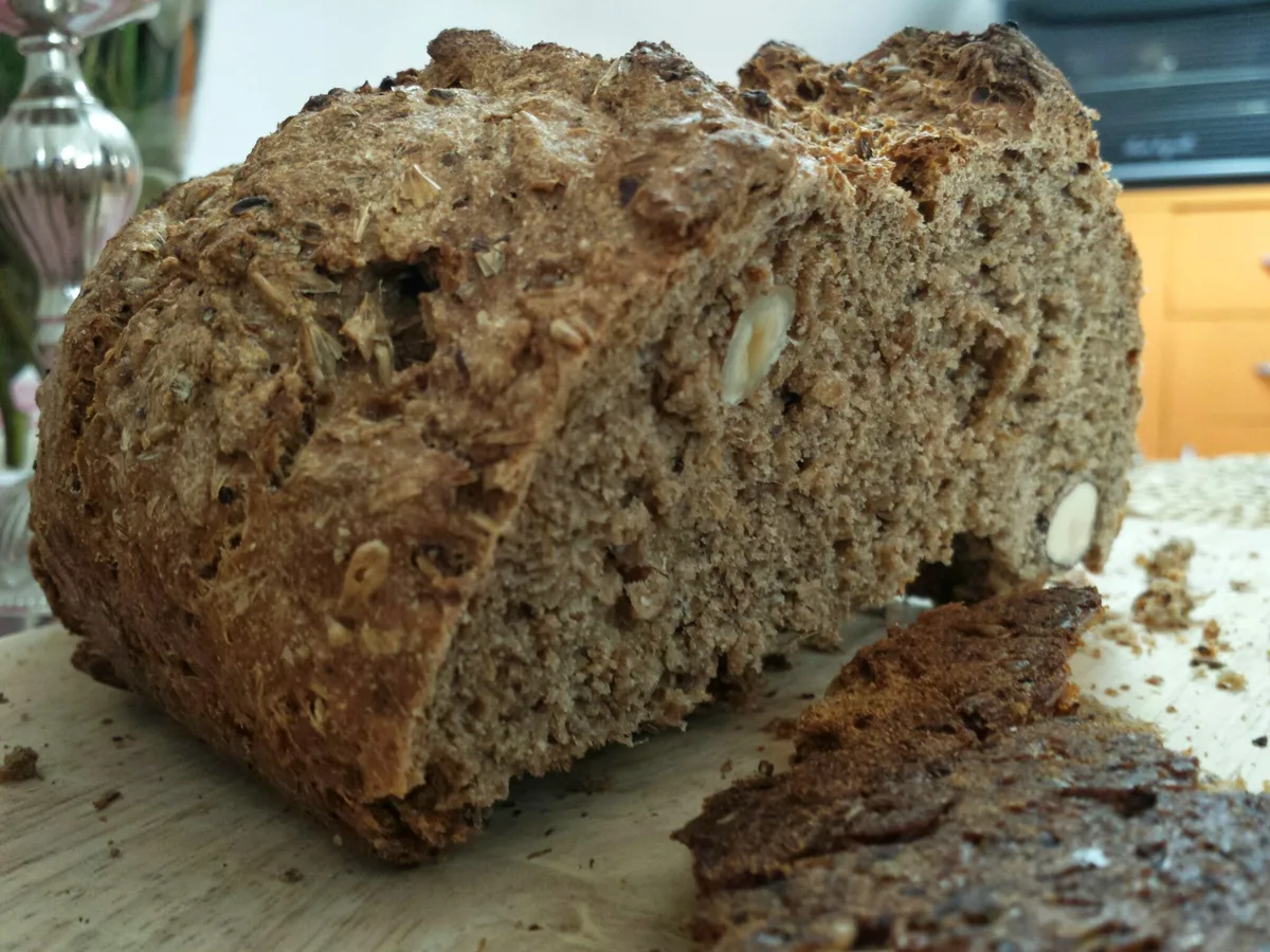 Ein Blick ins Innere des Treberbrots