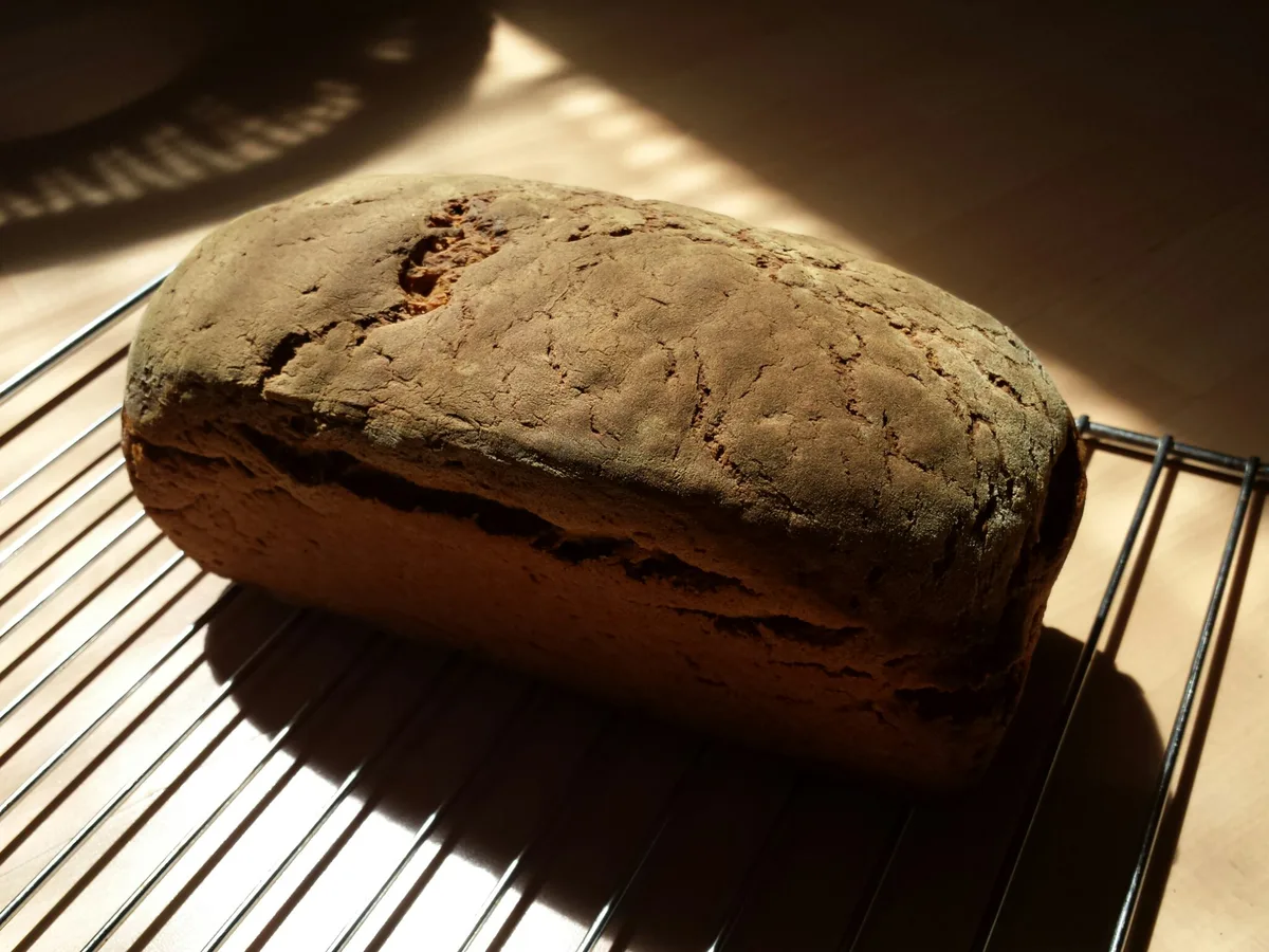 Mein erstes Roggenmischbrot mit Sauerteig, das den Namen auch verdient.