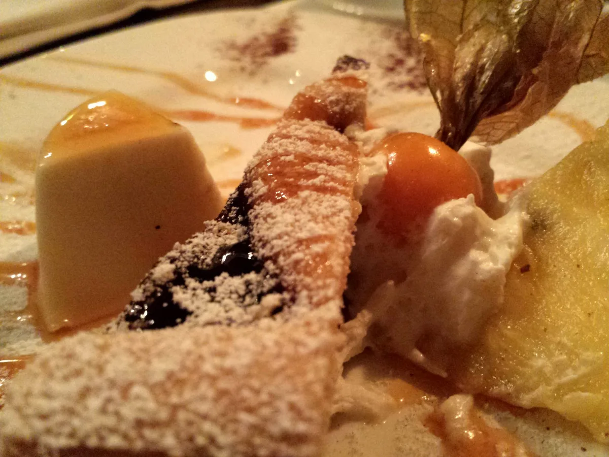 Prostata mit Panna cotta