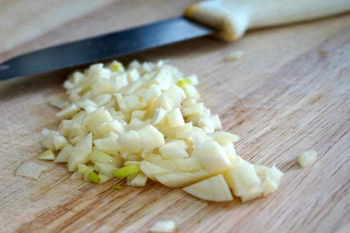 Gehackter Knoblauch