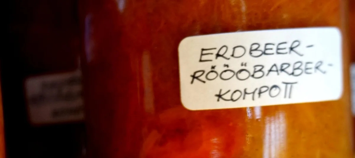 Röööbarber-Erdbeer-Kompott