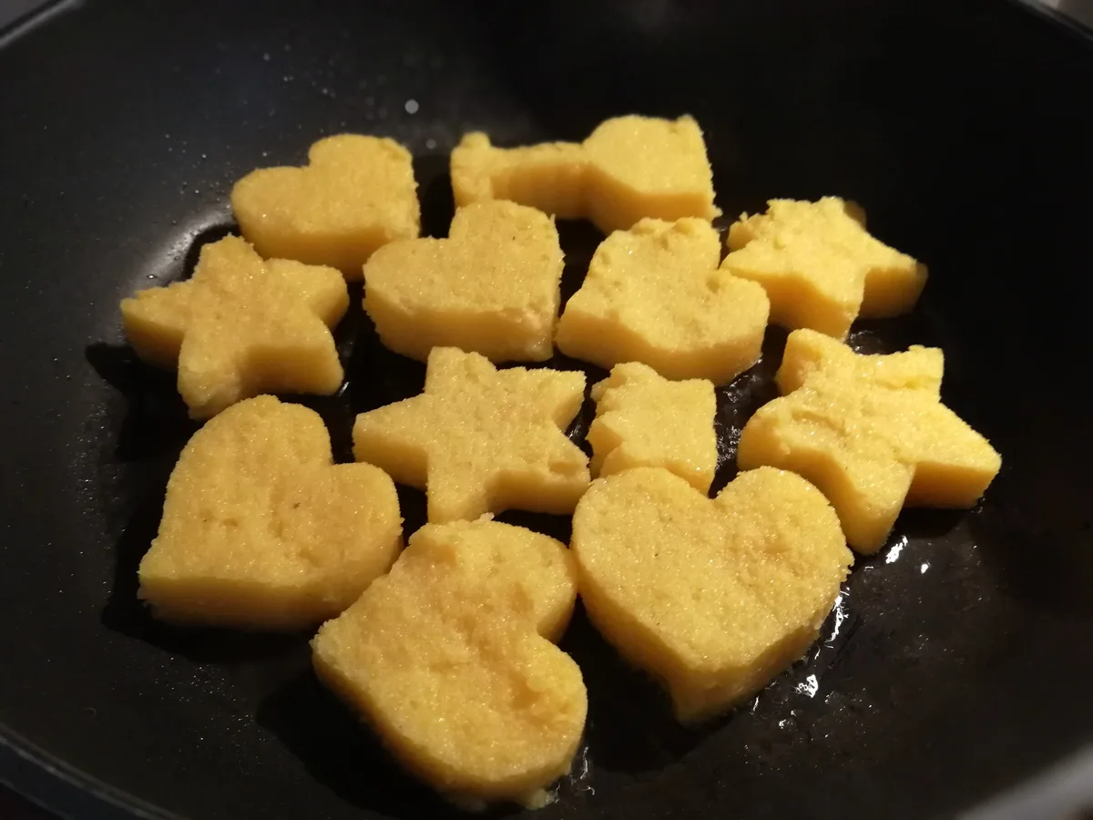 Polentaplätzchen