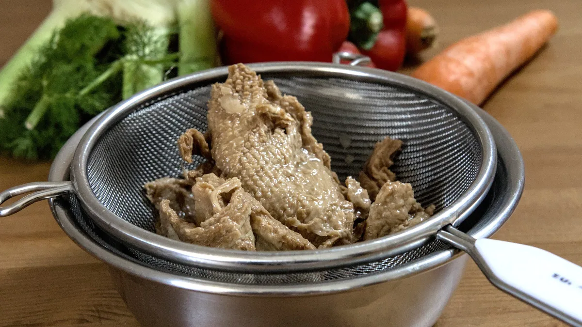 Abgetropfte Mock Duck