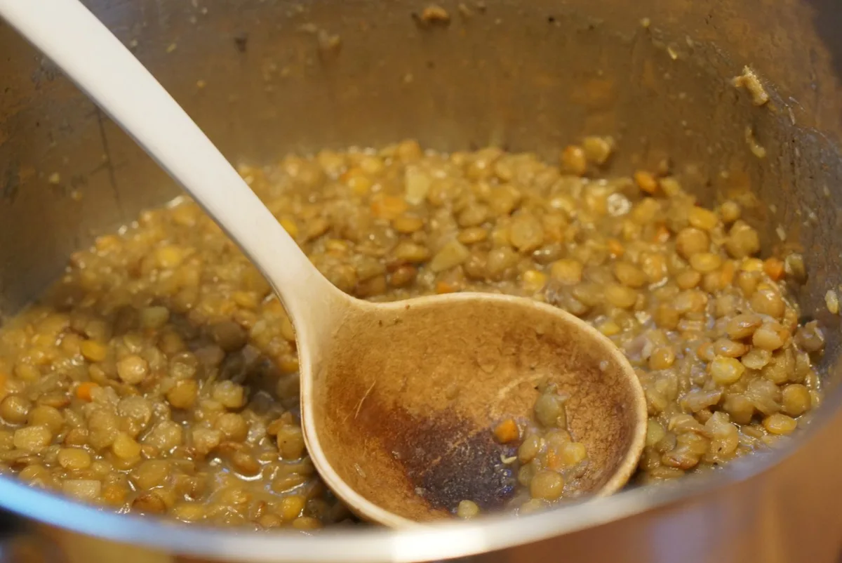 Die Linsensuppe …